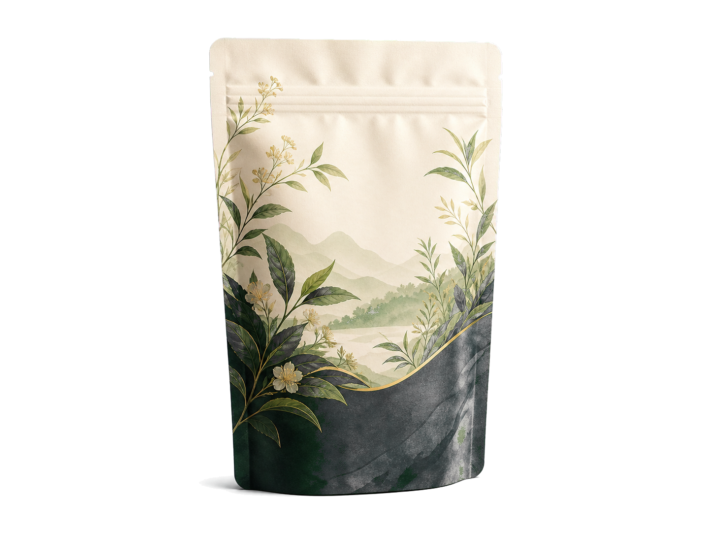 茶叶袋设计 Tea packaging finished pouch