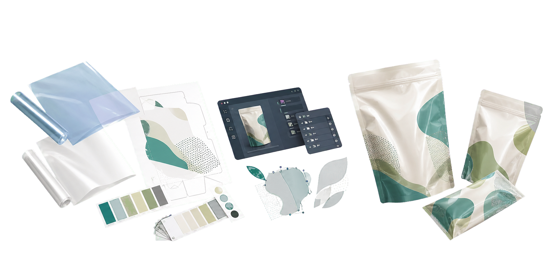 AI packaging design workflow preview